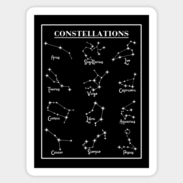 CONSTELLATIONS Sticker by Introvert Home 